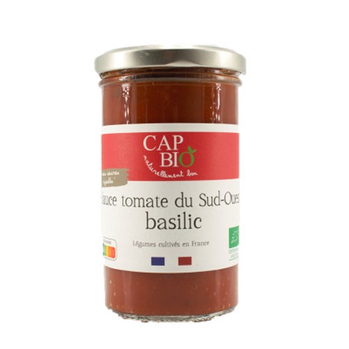 Cap Bio Sauce Tomate Basilic 250g