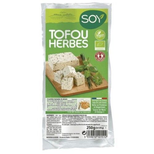 Soy Tofou Frais aux Herbes Bio 2x125g