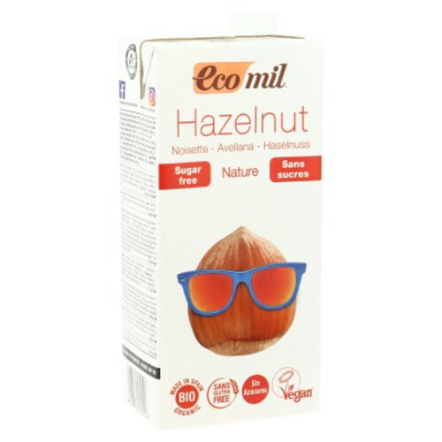 Ecomil Boisson à La Noisette Sans Sucres Et Sans Gluten Bio 1L