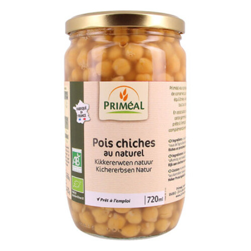 Priméal Pois Chiche au Naturel Bio 660g