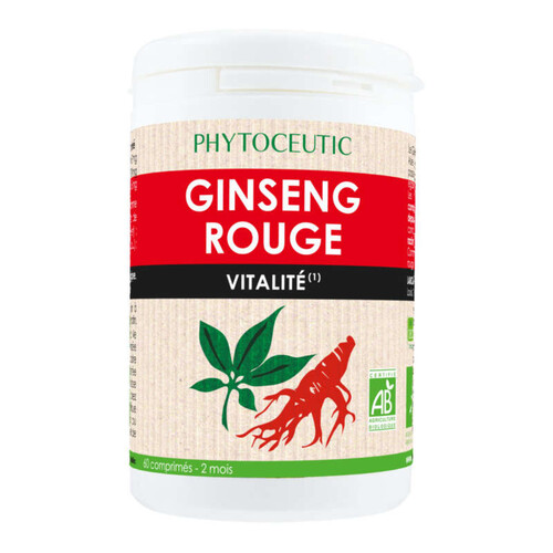 Phytoceutic Ginseng Rouge Bio - 60 Comprimés Bio