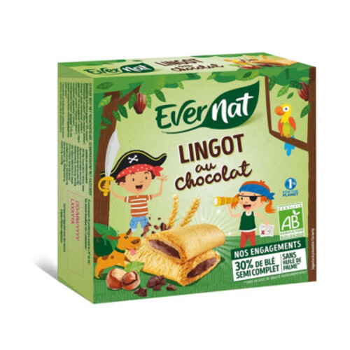 Evernat lingot au chocolat 150g