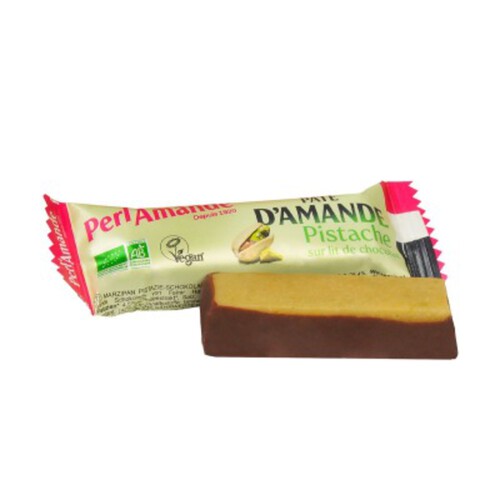 Perlamande Pâte d'amande pistache Bio 25g