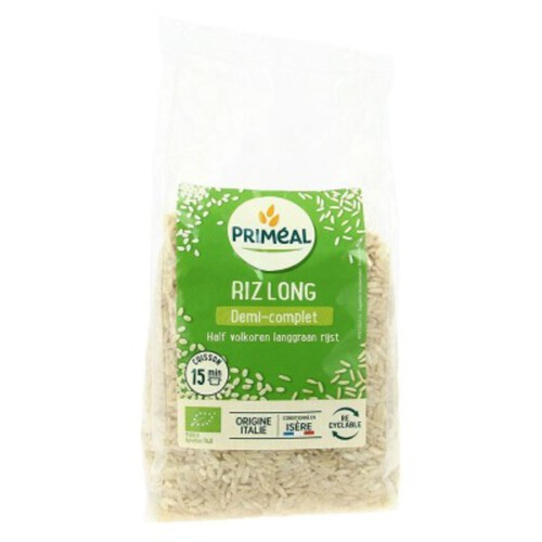 Priméal Riz Long Demi-Complet 500g