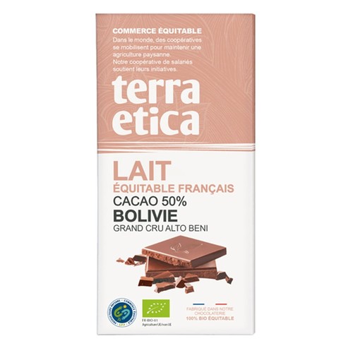 Cafe Michel Chocolat au Lait Madagascar 50% Bio 100g