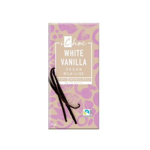 Ichoc Chocolat Blanc Vanille 80g