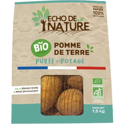 Naturalia Pomme de terre Bio Purée/Potage 1,5kg