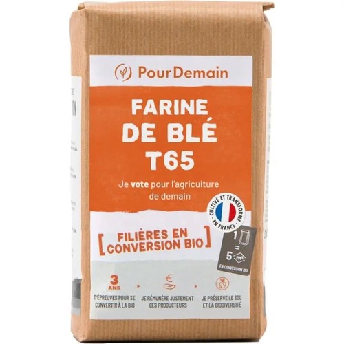 Pour Demain Farine de Blé T65 conversion 1kg