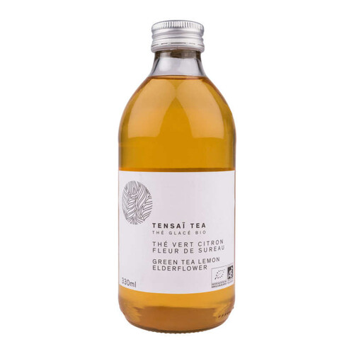 Tensai Tea Thé Vert Citron Fleur de Sureau Bio 33cl