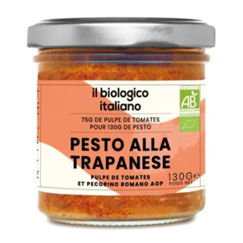 Il Biologico Italian Pulpe de Tomates & Pecorino Romano Aop 130g