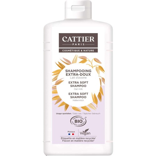 Cattier Shampooing Extra-Doux Usage Quotidien Bio 1L