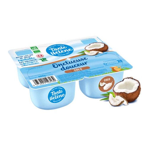 Tante Hélène Onctueuse Douceur coco Bio 4x100g