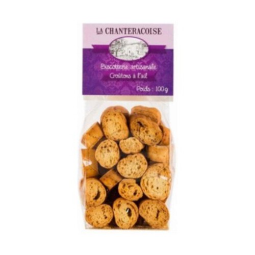 La Chanteracoise Croûtons À L'Ail Bio 100g