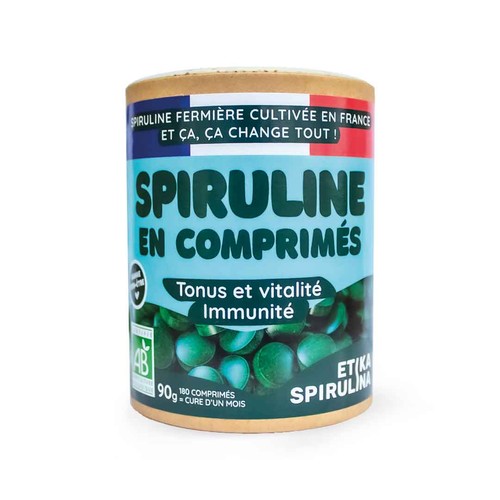 Etika Spirulina Spiruline en Comprimés *180 90g