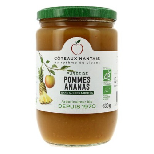Côteaux Nantais Purée De Pommes & Ananas 630g