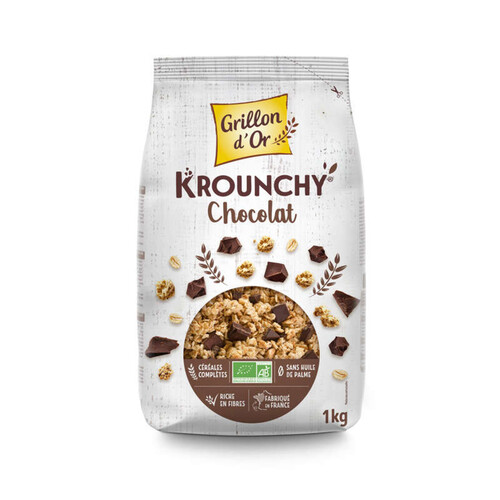 Grillon d'Or Krounchy Chocolat Bio 1kg