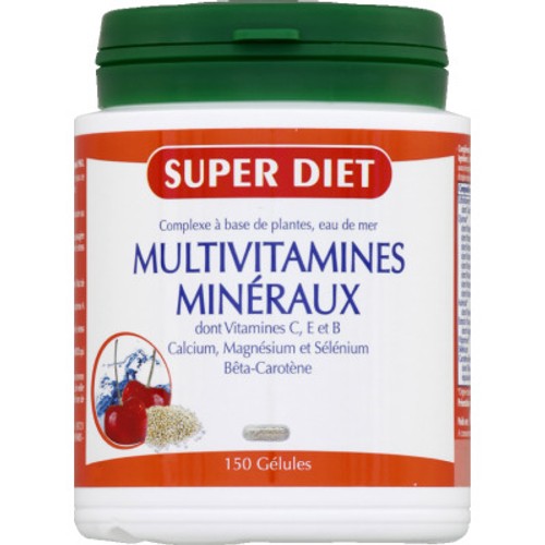 Superdiet Multivitamines Minéraux 150 Gélules