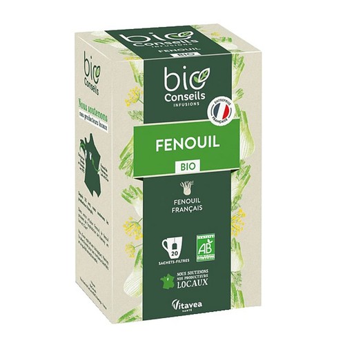 Bio Conseils Infusion Fenouil Bio *20 Sachets-Filtres 49g