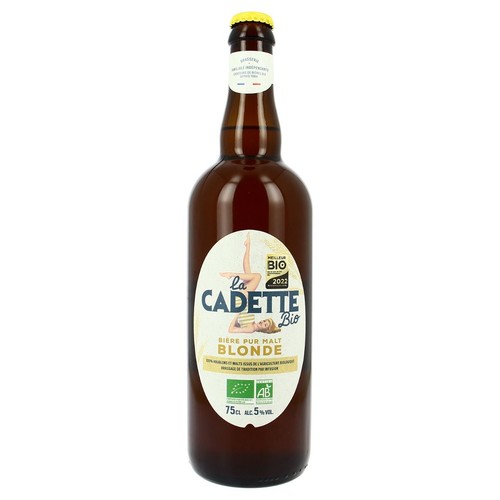 La Cadette Bio Bière blonde Bio 75cl