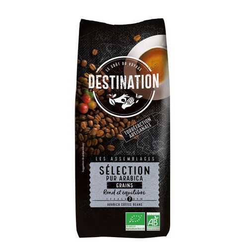 Destination Café Café En Grains Sélection N°1 Bio 1Kg