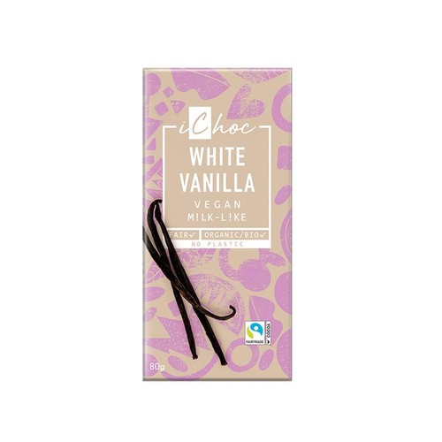 Ichoc Chocolat Blanc Vanille 80g