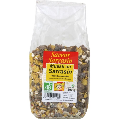Grillon d'Or muesli au Sarrasin sans gluten 500g