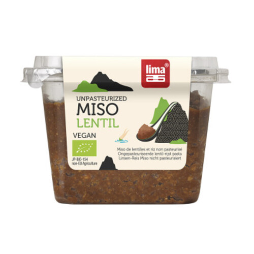 Lima Miso de Lentilles et Riz non Pasteurisé 300g