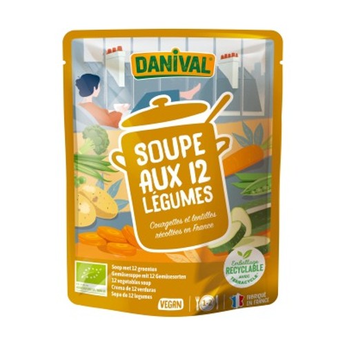 Danival Soupe Aux 12 Légumes Bio 50cl