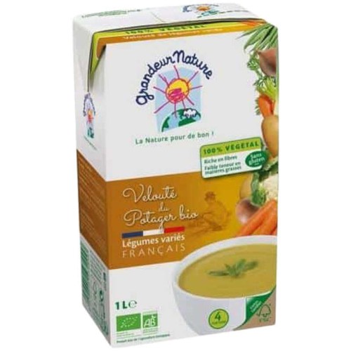 Grandeur Nature Velouté Légumes Potagers Bio 1L
