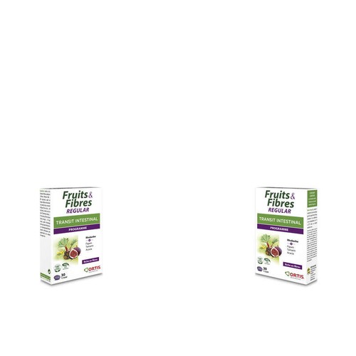 Fruits Et Fibres Ortis Fruits Et Fibres Regular Transit Intestinal 30 Comprimés