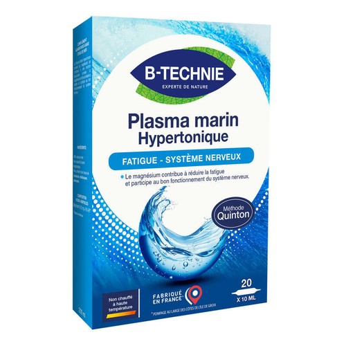 Biotechnie Plasma Marin Hypertonique 20 Ampoules