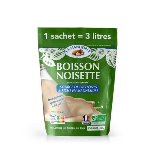 La Mandorle Boisson Noisette Sans Sucres Ajoutés 240g