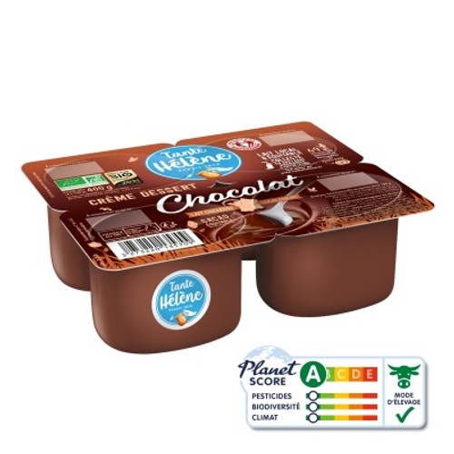Tante Hélène Crème Dessert Chocolat 4*100g