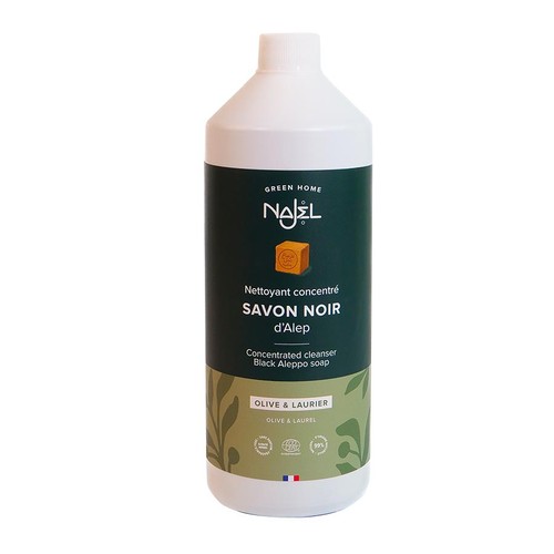 Najel Liquide Nettoyant multi-usages au Savon noir d'Alep 1L