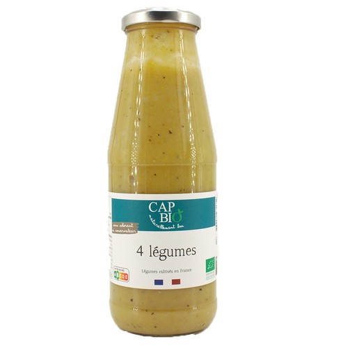 Cap Bio Soupe 4 Legumes 70cl