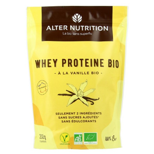 Alter Nutrition Whey protéine Vanille Bio 200g