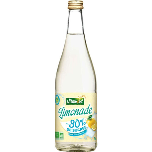 Vitamont Limonade -30% de sucre Bio 75cl