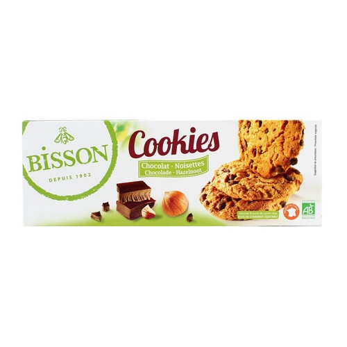 Bisson cookies chocolat noisettes 175g