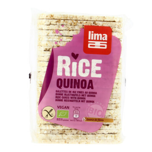 Lima Galettes de Riz Fines au Quinoa Sans Gluten 130g
