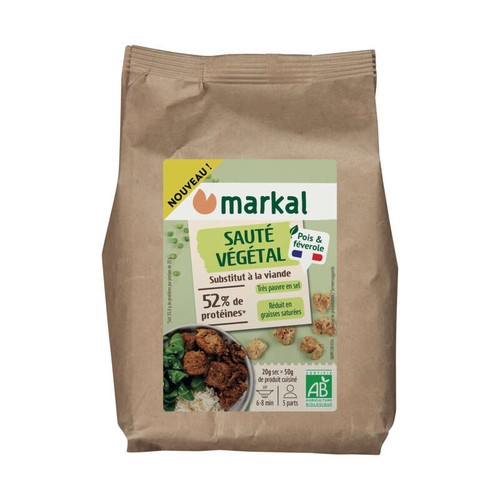 Markal saute végétal pois feveroles Bio 100g