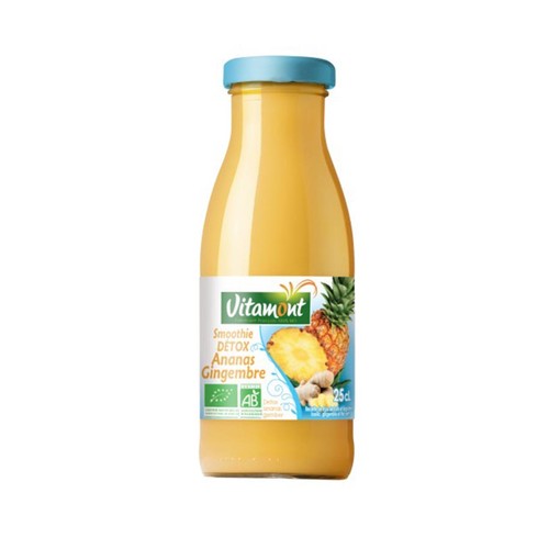 Vitamont Smoothie Detox Ananas Gingembre 25cl