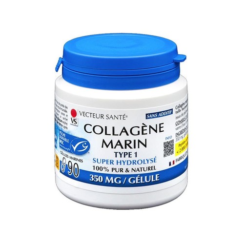 Vecteur Santé Collagène Marin 90 gélules