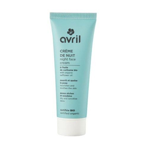 Avril Crème de Nuit Peaux Sèches et Sensibles 50ml