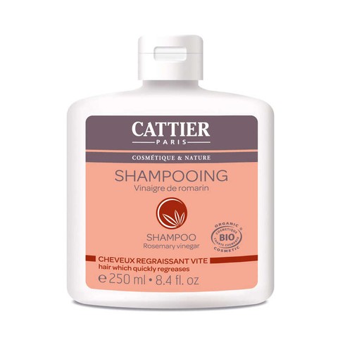 Cattier Shampooing Cheveux Regraissant Vite Vinaigre de Romarin 250ml