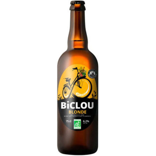 Biclou Bière Blonde Bio 75cl