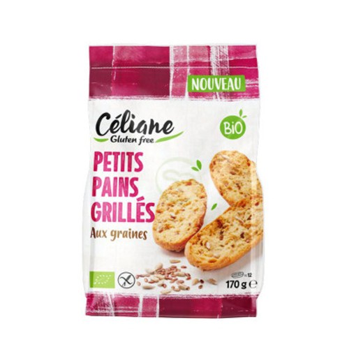 Céliane Petits Pains grillés aux graines 170g