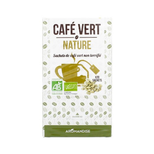 Aromandise Café Vert Nature non Torréfié 54g