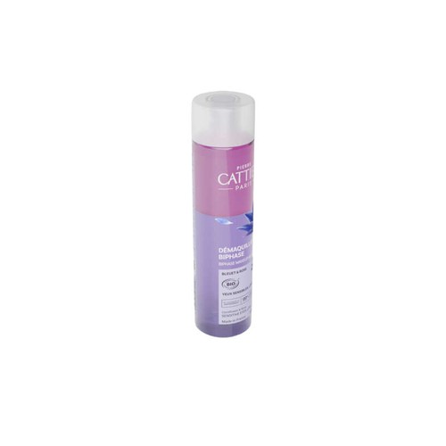 Cattier Démaquillant Biphase Yeux Sensibles Lèvres Bleuet Rose 150ml