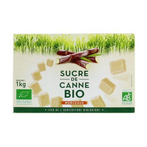 Loiret Et Haentjens Sucre de Canne En Morceaux 1Kg Bio