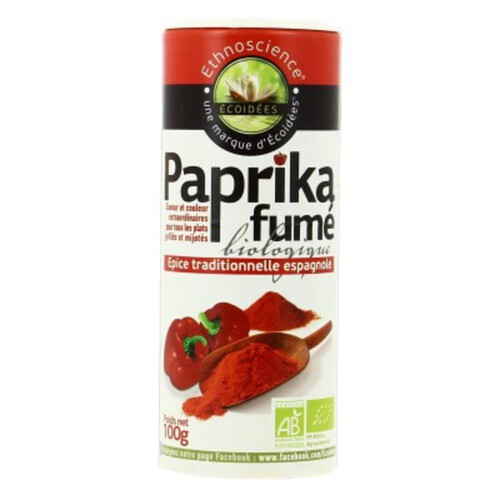 Ethnoscience Paprika Fume Bio 100G